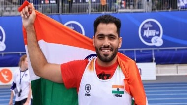 Sports News | Kobe 2024 World Para Athletics Championships: Rinku Hooda Wins Bronze in F-46 Javelin Throw Event