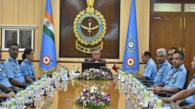 India News | CDS Gen Anil Chauhan Visits HQ Training Command of IAF in Bengaluru