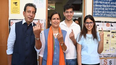 India News | LS Polls: BJP Candidate Kamaljeet Sehrawat Casts Her Vote, Says Confident of Winning