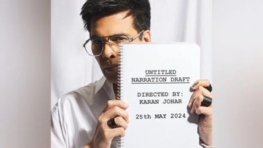 Entertainment News | Karan Johar Teases New Directorial Project on His 52nd Birthday