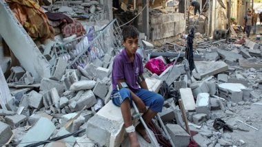 World News | At Least 10 People, Including Children Killed in Drone Strike in Gaza: Report