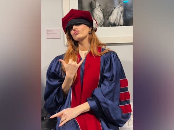 Jessica Chastain Gives a Peek into Her Honorary Doctorate Ceremony at Juilliard
