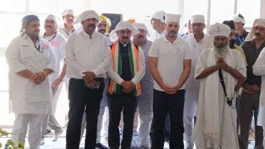 India News | Rahul Gandhi Visits Gurdwara Qila Baba Bedi Sahib in Himachal Pradesh's Una