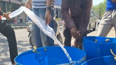 India News | J-K: Amid Sizzling Heat, Water Tubs Placed for Stray Animals in Kathua