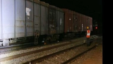 India News | Two Wagons of Goods Train Derail Near Sangar Railway Station in Jammu