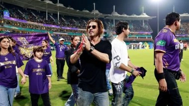 Entertainment News |  Shah Rukh Khan Celebrates KKR's IPL Win with His Family, Team