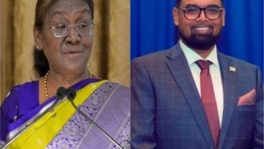 World News | President Murmu Extends Wishes to Guyana on Its Independence Day