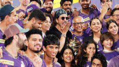 Entertainment News | Ranveer Singh, Preity Zinta to Kartik Aaryan, Other Celebs Congratulate SRK on KKR's IPL Big Win