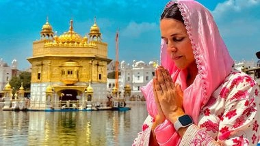 Entertainment News | Neha Dhupia Seeks Blessings at Golden Temple