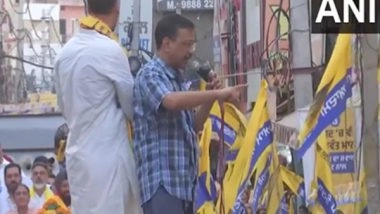 India News | AAP Will Raise Issues of Punjab in Lok Sabha, Find Solutions: Kejriwal Urges People to Vote for Party