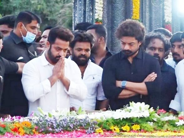 Entertainment News | NTR Jr Pays Tribute to Grandfather NTR on His 101 Birth Anniversary - Vimarsana News