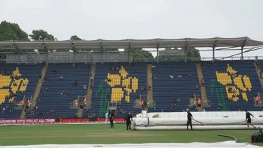 Sports News | Rain Plays Spoilsport Once Again, Delays Toss for England-Pakistan 3rd T20I Match
