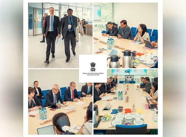 World News | Union Health Secretary Meets Global Fund Officials, Appreciates Support for Elimination of Three Diseases in India