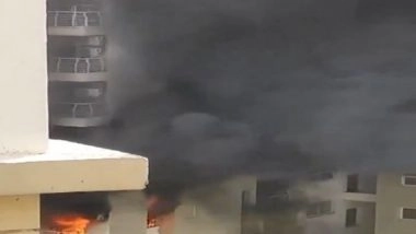 India News | Noida: Fire Breaks out at Lotus Boulevard Society in Sector 100