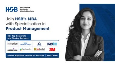 Business News | HSB's MBA: Guaranteed Internships & Mentorship with 30+ Corporations - Apply Before May 31st, 2024