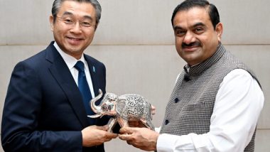 Business News | Japan Willing to Work with Adani Group, Says Ambassador Suzuki After Meeting Gautam Adani