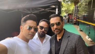 Entertainment News | Varun Dhawan Shares Picture with 'blockbuster Directors' Raj & DK