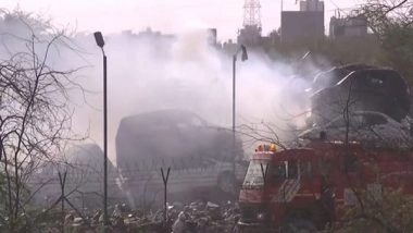 India News | Delhi: At Least 300 Vehicles Destroyed in Wazirabad Police Training Centre Fire