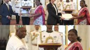 World News | Envoys of Seven Nations Present Credentials to President Droupadi Murmu