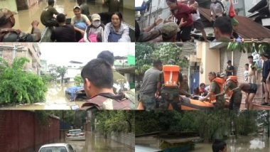 India News | Rescue Operations Underway in Manipur Following Floods Caused by Cyclone Remal