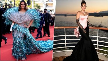 Aishwarya Rai Bachchan and Kiara Advani Walks in Dramatic Gowns at Cannes 2024 (View Pics)