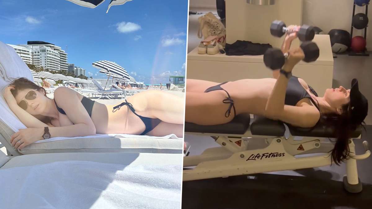 Alexandra Daddario Shows Versatility in a Chic Black Bikini on a Beach  Vacation, Gives a Masterclass on How To Rock Beach to Gym Fashion! (View  Pics and Video) | 👗 LatestLY