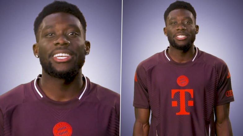 Bayern Munich's Alphonso Davies Wishes Kolkata Knight Riders Good Luck Ahead of IPL 2024 Final Against Sunrisers Hyderabad (Watch Video)