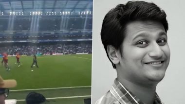Chelsea Football Club Pays Tribute to Late Indian Youtuber Abhradeep Saha Aka Angry Rantman During Half-Time of EPL 2023-24 Clash Against West Ham (Watch Video)