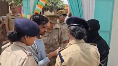 'Not a Job of Police': Sambhal ASP Anukriti Sharma Tells Cops Election Officials Have Right to Check IDs, Asks Them to Let Voters Go Inside Polling Station Amid Complaints (Watch Video)