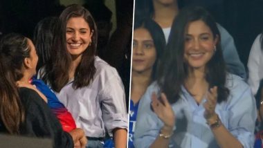 Anushka Sharma Makes First Public Appearance After Son Akaay’s Birth, Actress’ Pics Cheering For Virat Kohli’s RCB Go Viral