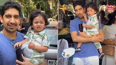 Ayan Mukerji and Baby Raha’s Sunday Outing Captured by Paparazzi; Ranbir Kapoor–Alia Bhatt’s BFF Expresses Disappointment (Watch Video)