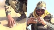 Rajasthan: BSF Soldier Boils Egg in Hot Sand Amid Intense Heatwave in Bikaner, Video Goes Viral