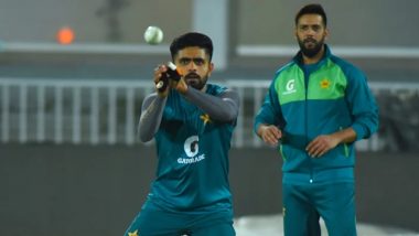 Imad Wasim and Babar Azam Get Engaged in an Argument During Practice Session Ahead of IRE vs PAK T20I Series 2024 (Watch Video)