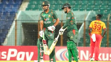 How To Watch BAN vs ZIM 3rd T20I 2024 Live Streaming Online? Get Telecast Details of Bangladesh vs Zimbabwe’s Cricket Match With Timing in IST