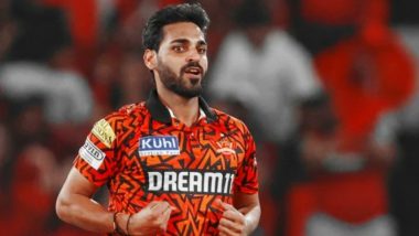 Bhuvneshwar Kumar Wins Man of the Match Award in SRH vs RR IPL 2024 Match