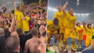 Marco Reus, Jadon Sancho and Other Players Celebrate Alongside Borussia Dortmund Fans After Securing a Spot in Final Over PSG in UCL 2023&ndash;24 (Watch Video)