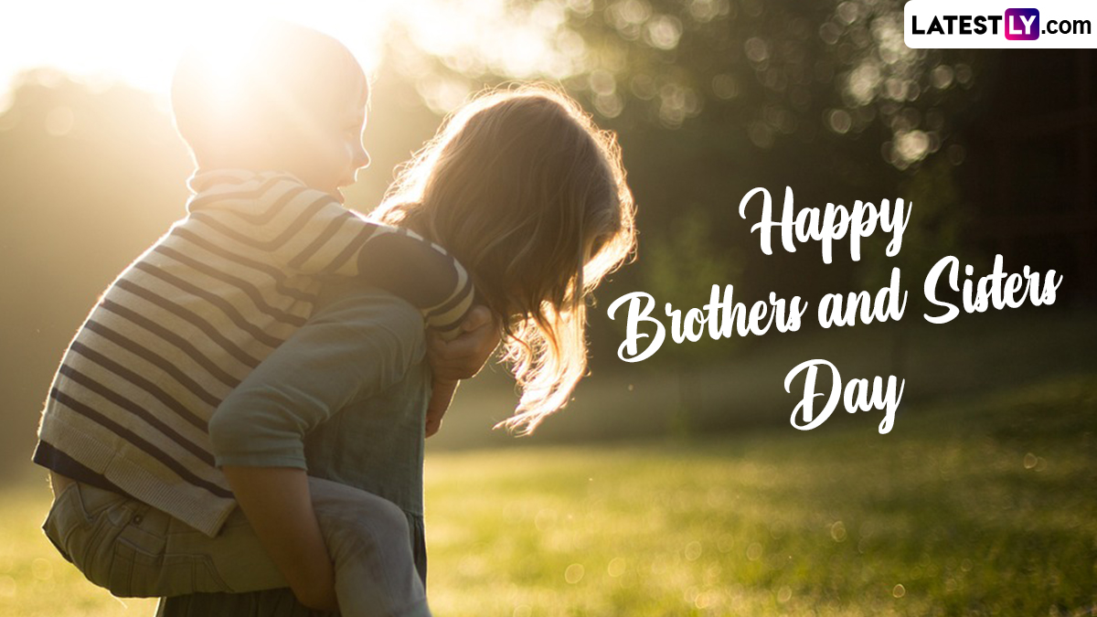 Happy Brothers and Sisters Day 2024 Images & HD Wallpapers for Free