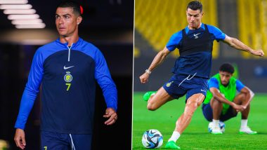 Cristiano Ronaldo Shares Glimpse of Training Session Ahead of Al-Nassr vs Al-Khaleej King Cup of Champions 2023–24 Semifinal Match (View Pics)