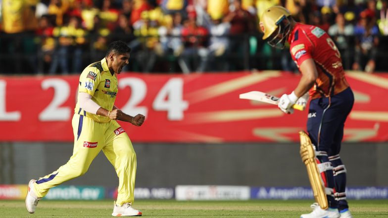 Chennai Super Kings Defeat Punjab Kings By 28 Runs in IPL 2024; Ravindra Jadeja, Tushar Deshpande Help CSK Return to Winning Ways With Clinical Victory Over PBKS