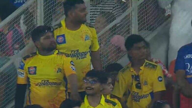 CSK Fans Spotted at Narendra Modi Stadium During RR vs RCB IPL 2024 Eliminator Match