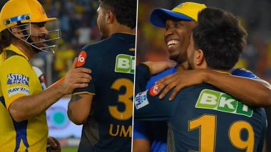 'Dosti Bani Rahe' MS Dhoni and Other Chennai Super Kings Cricketers Meet Gujarat Titans Players Following GT vs CSK IPL 2024 Match, Video Goes Viral