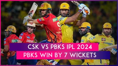 CSK vs PBKS IPL 2024 Stat Highlights: Bowlers Set Up Punjab Kings' Win Over Chennai Super Kings