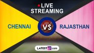 IPL 2024 Chennai Super Kings vs Rajasthan Royals Free Live Streaming Online on JioCinema: Get TV Channel Telecast Details of CSK vs RR T20 Cricket Match on Star Sports