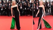 Cate Blanchett's Palestine Flag-Inspired Cannes 2024 Outfit Goes Viral, Netizens Heap Praises on Australian Actress (View Pics)