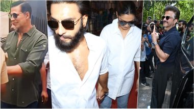 Celebs Voting in Mumbai PICS: Deepika Padukone, Ranveer Singh, Akshay Kumar and Other Bollywood Stars Cast Vote in Lok Sabha Elections 2024 Phase 5