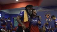 Virat Kohli Jokingly Asks Chris Gayle to Return to The IPL As 'Universe Boss' Joins RCB's Dressing Room Celebrations After Team's Entry Into IPL 2024 Playoffs, Says 'Kaka, Come Back Next Year' (Watch Video)