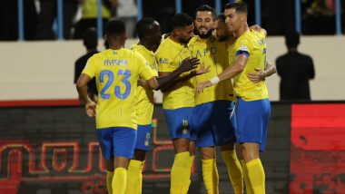 Cristiano Ronaldo Scores, Marcelo Brozovic Hits Brace As Al-Nassr Defeat Al-Akhdoud 3–2 in Saudi Pro League 2023–24 (Watch Goal Video Highlights)