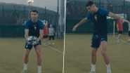 Cristiano Ronaldo Teaches Football Trick to Teammates During Training Session Ahead of Al-Hilal vs Al-Nassr King Cup of Champions 2024 Final (Watch Video)