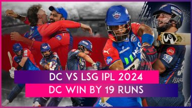 DC vs LSG IPL 2024 Stat Highlights: Delhi Capitals Keep Slender Playoff Hopes Alive With 19-Run Victory Over Lucknow Super Giants