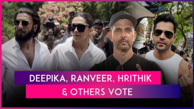 Deepika Padukone Flaunts Her Baby Bump As She Comes Out To Cast Her Vote With Ranveer Singh; Hrithik Roshan, Varun Dhawan, Shilpa Shetty & Others Also Exercise Their Right To Vote